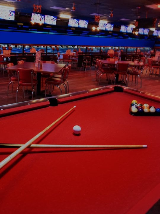 view of billiard table and concourse seating