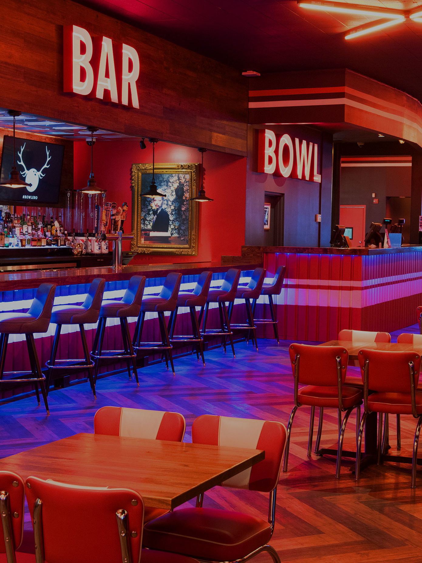 Bowling Alley with Private Rooms in Timonium Bowlero